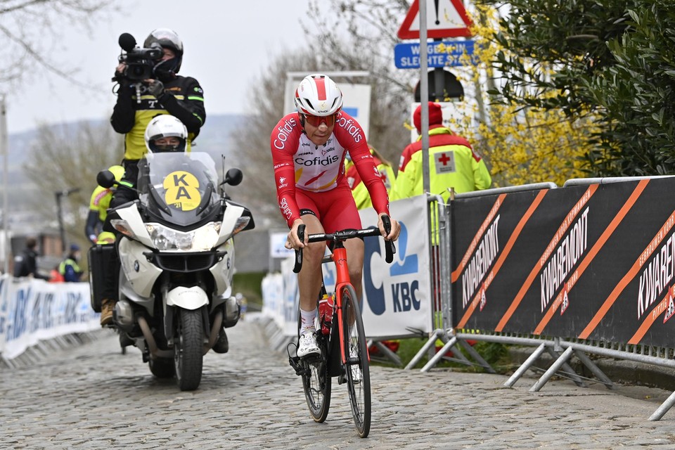 Jelle Wallays reed tijdens het voorjaar, door zijn aanvallende manier van koersen, veelvuldig in beeld.
