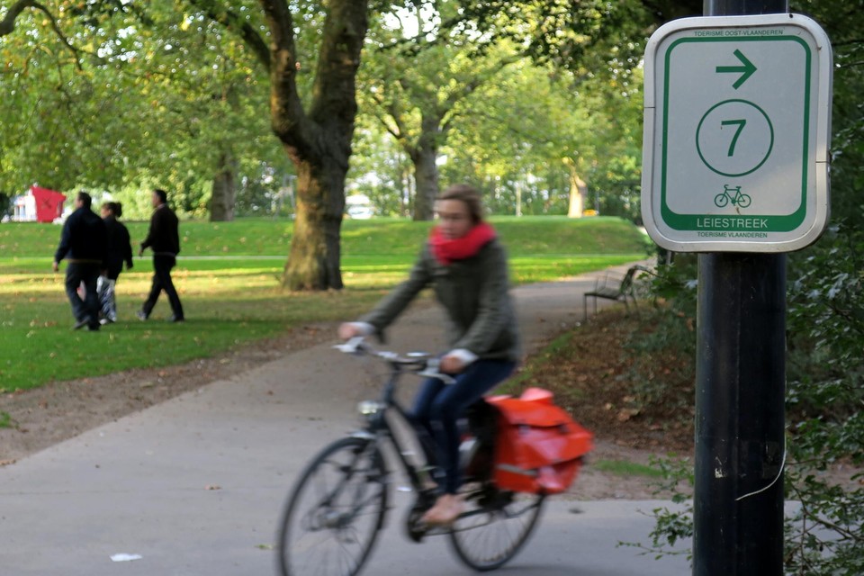 In andere delen van het land - ook in steden - zijn de fietsknooppunten inmiddels ingeburgerd. Straks volgt het Brussels Gewest.  