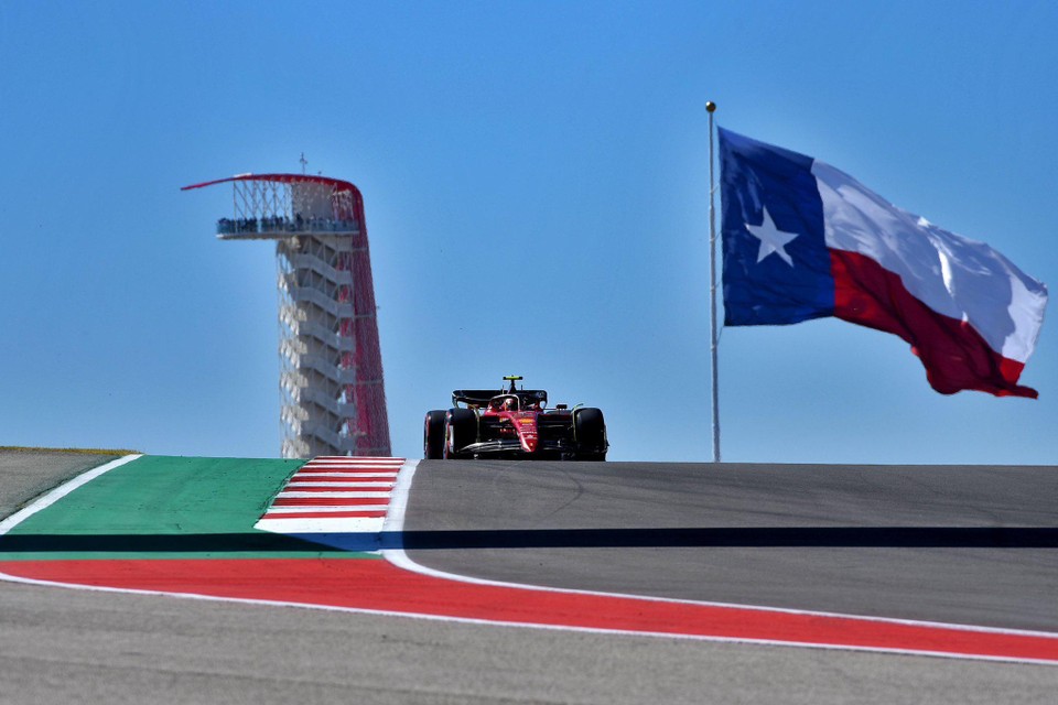 Carlos Sainz op het Circuit of The Americas 