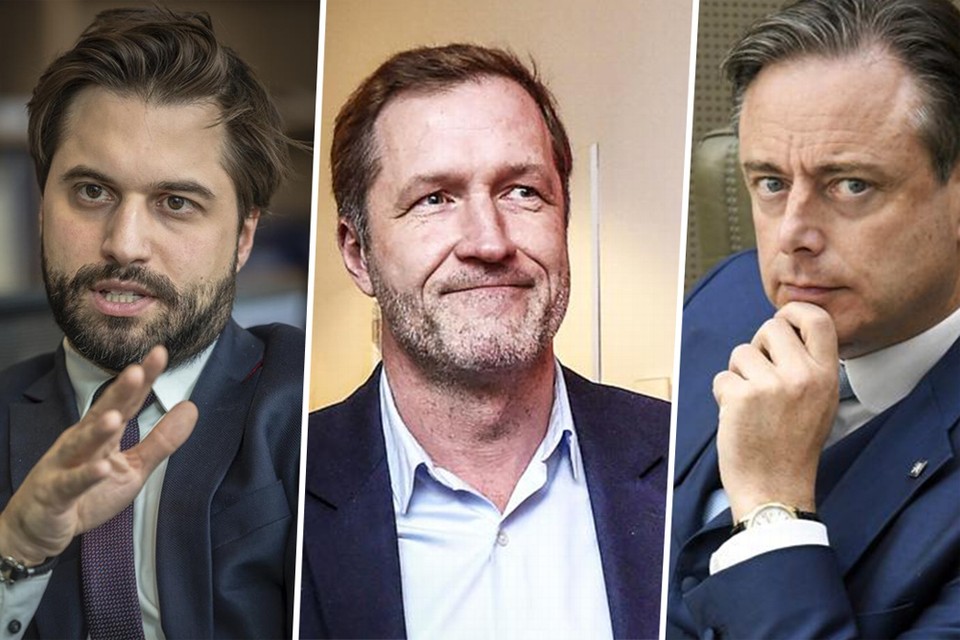 Georges-Louich Bouchez en Paul Magnette trekken de stekker uit de noodregering die Bart De Wever wilde gaan leiden. 