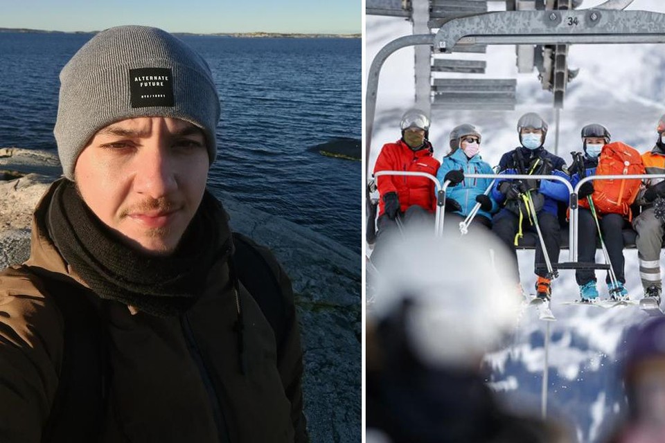 Isaak (22) is naar Zweden en Noorwegen getrokken (links), themabeeld (rechts). 