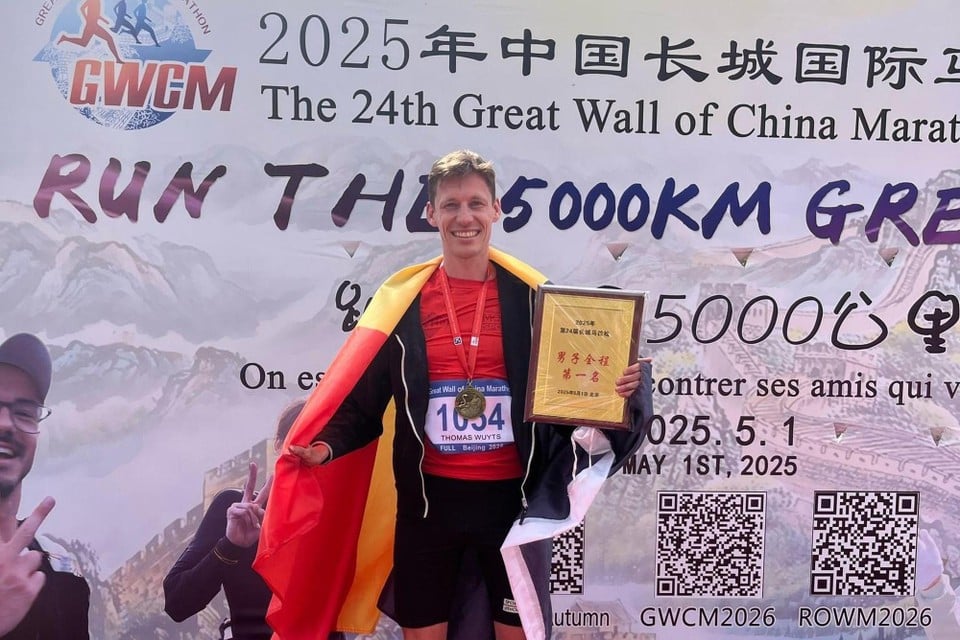 Thomas ends heavy marathon on Chinese wall in record time: « Never expected to win » (inland)