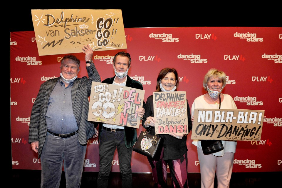 Galerijhouder en kunsthandelaar Guy Peeters (links) vormde een supportersclub voor prinses Delphine.