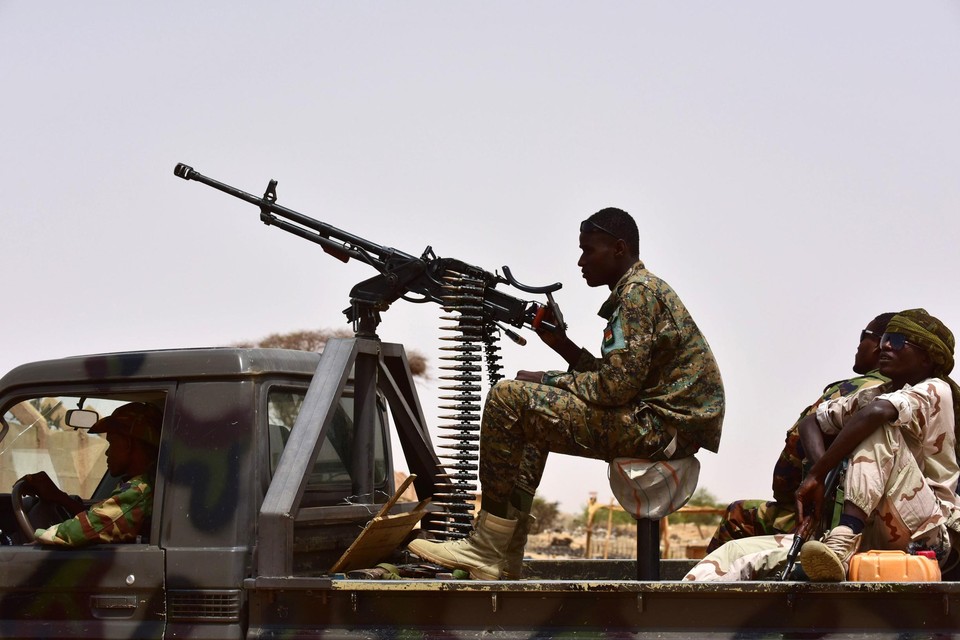 Archiefbeeld: militairen in Niger. 