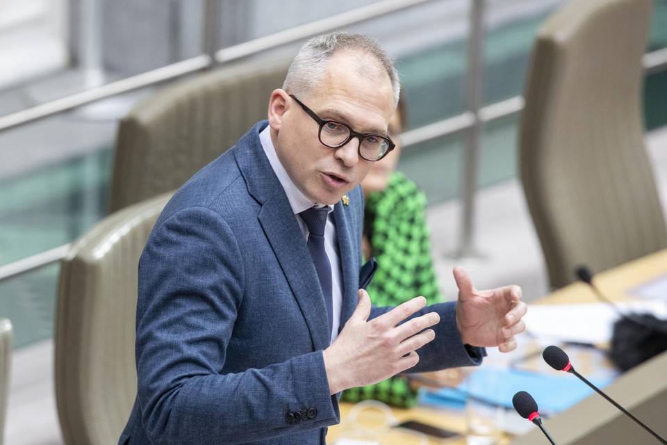 Minister van Onroerend Erfgoed Matthias Diependaele toonde zich woensdagnamiddag  in het debat in het Vlaams Parlement geen voorstander van een fietsenstalling in het Groot Vleeshuis