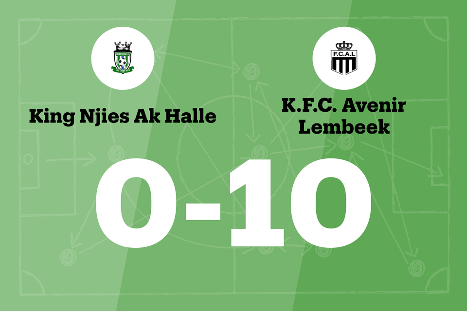 King Njies AK Halle - KFC Avenir Lembeek