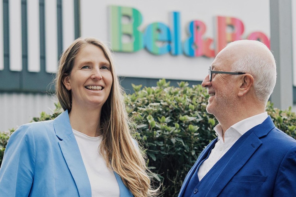 Charlotte Delfosse en Michel Delfosse, de nieuwe en voormalige CEO van Bel&amp;Bo.