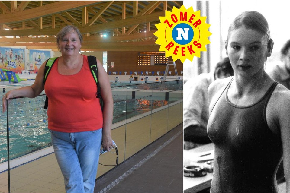 Carine Verbauwen geeft nu onder andere zwemtraining als hoofdcoach van de Gentse zwemclubs.