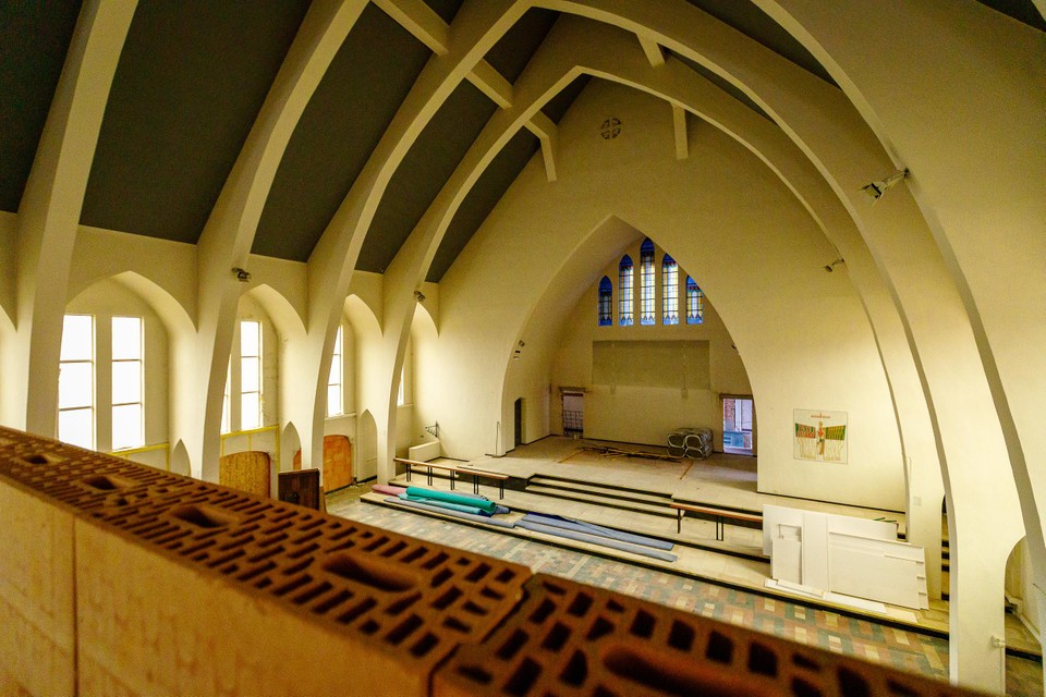 De voormalige Sint-Gommaruskerk. 