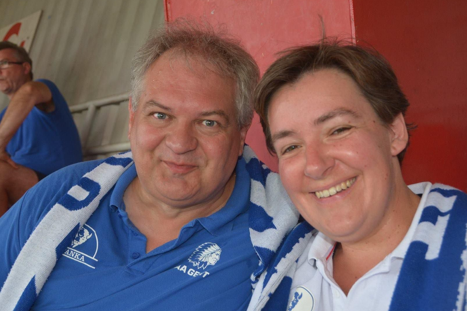 Gaspar Haenecaert met zijn vrouw Gerlinde