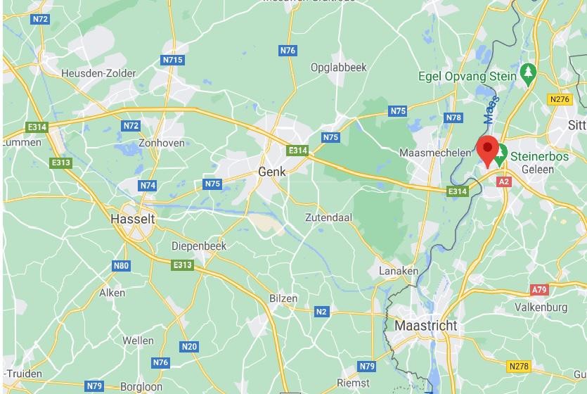De gemeente Stein ligt net over de Belgisch-Nederlandse grens, op zo’n 40 kilometer van Hasselt.  