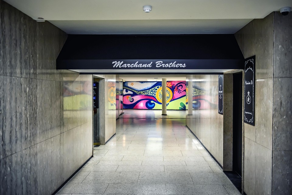 In het Europacentrum hebben de Marchands via de lift rechtstreeks toegang tot hun appartement. 