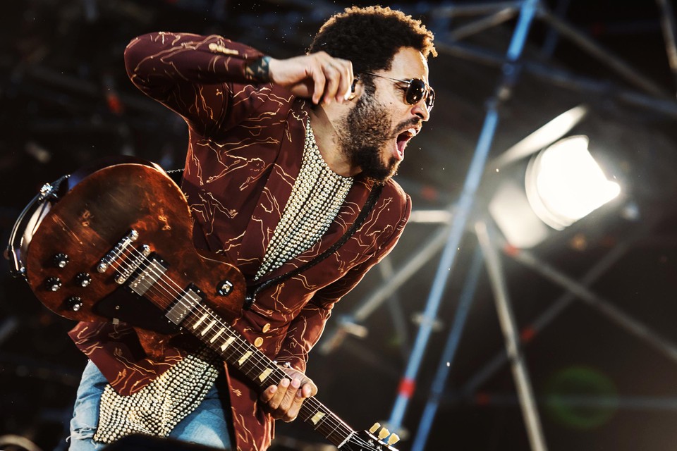 Lenny Kravitz on the Rock Werchter stage in 2015. This year he will be there again.