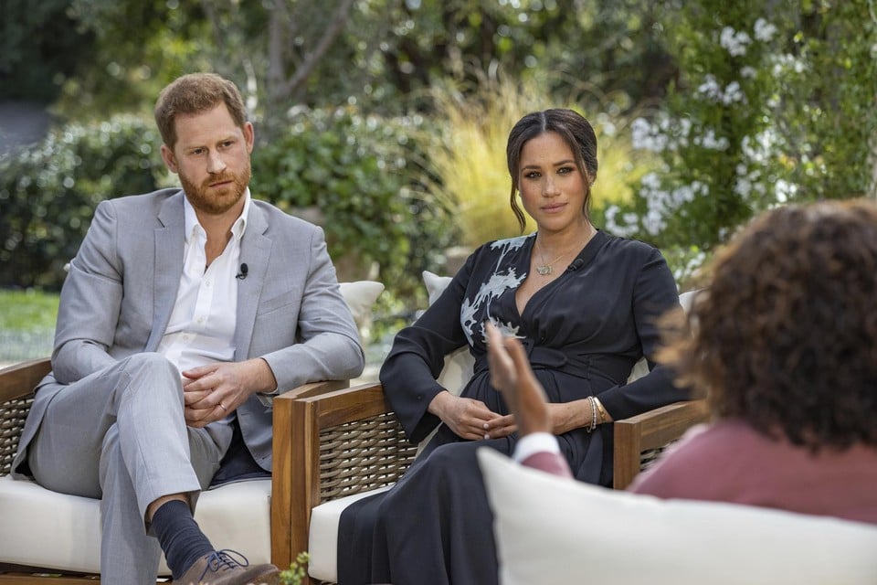 Harry en Meghan bij Oprah.