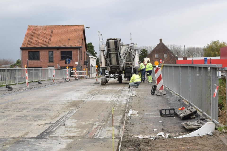 De werken aan Motjesbrug zullen vanaf maandag echt hervatten.