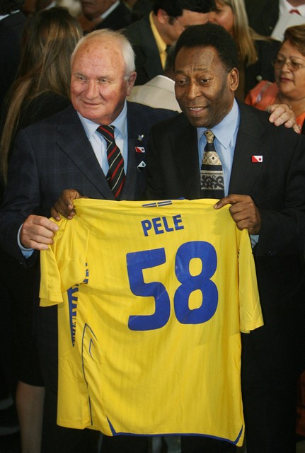 Hamrin was on the pitch with Pelé during the 1958 World Cup final.