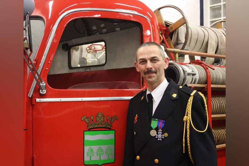 Wil Feskens is lid van de vrijwillige brandweer en werd al bekroond voor zijn heldhaftige daden.
