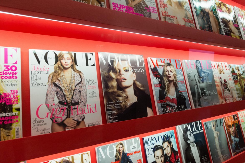 Themabeeld: selectie van Vogue-covers.