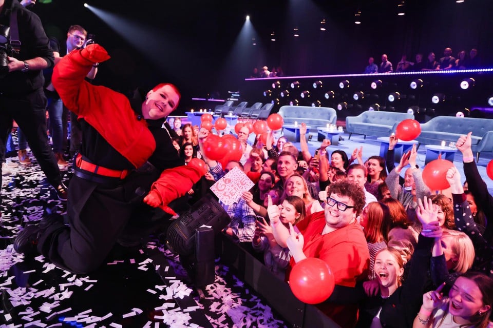 Manu Van Acker is de beste vriend van Seppe Herman en kwam supporteren.