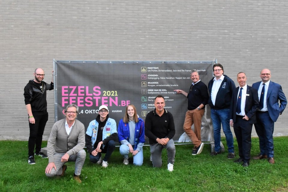 In Kuurne zijn ze helemaal klaar voor de Ezelsfeesten in het eerste weekend van oktober.