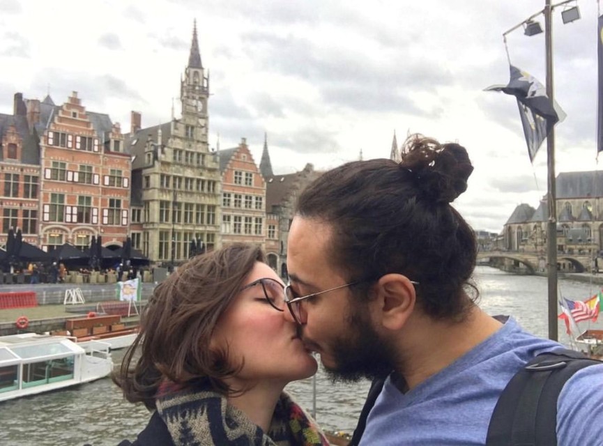 Souheila en Ahmed zouden een leven beginnen in Gent. 