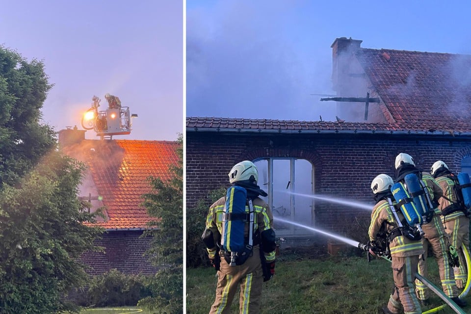 Fire fire, Hoevewoning completely sets the axis: no injured (interior)