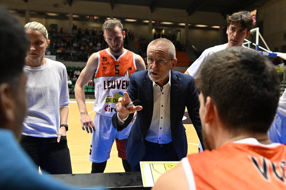 Coach Eddy Casteels faces an important week with Leuven Bears.