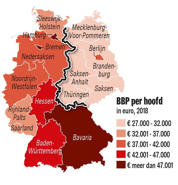 bemanning samenwerken fusie Geen Muur meer, wel diepe kloven: hoe Duitsland 30 jaar na de val van  Berlijnse Muur nog altijd verdeeld is | Het Nieuwsblad Mobile