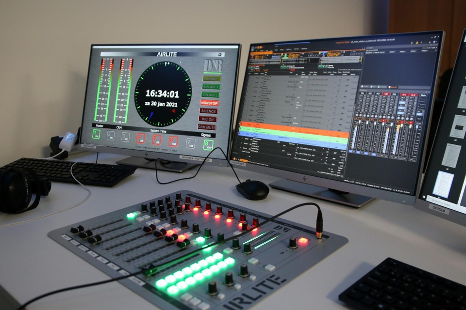 De studio in het Idola Business Center 