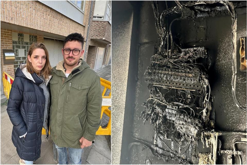 Image de fichier : En avril, un incendie s'est déclaré dans le garage de Jess et Christy après un court-circuit dans la boîte à fusibles.