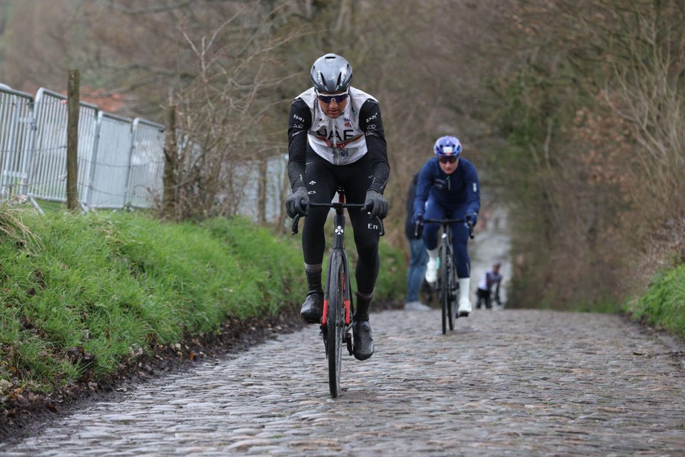 Voormalig mountainbiker Tim Wellens reed wel tot boven.