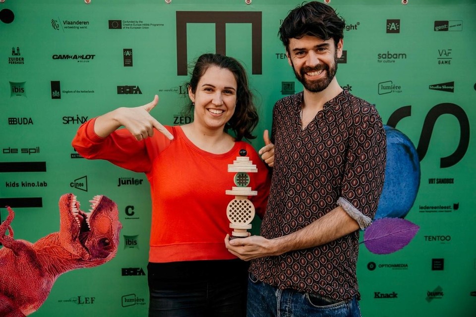 Renate Raman en Joren Slaets wonnen eerder dit jaar al een prijs op het JEF-jeugdfilmfestival. 