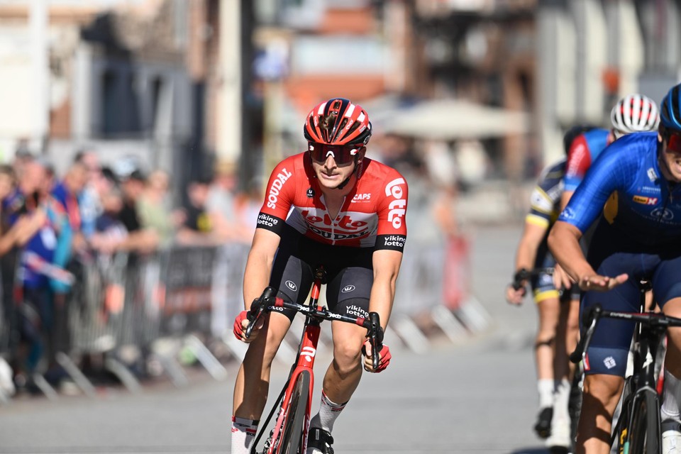 Luca Van Boven vorige week in de Ronde van Oost-Vlaanderen. 