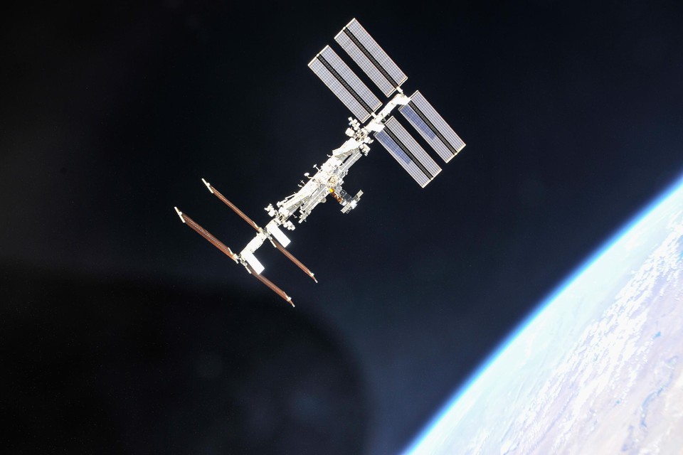 Het internationaal ruimtestation ISS 