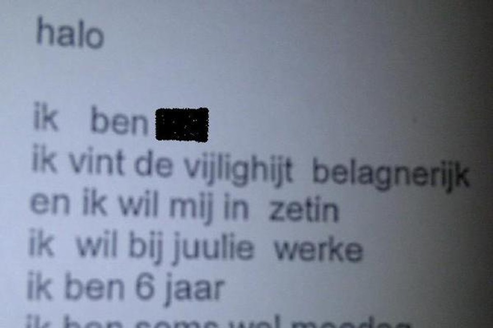 Zesjarige Jongen Schrijft Schattigste Sollicitatiebrief Die Politie Ooit Kreeg Het Nieuwsblad Mobile