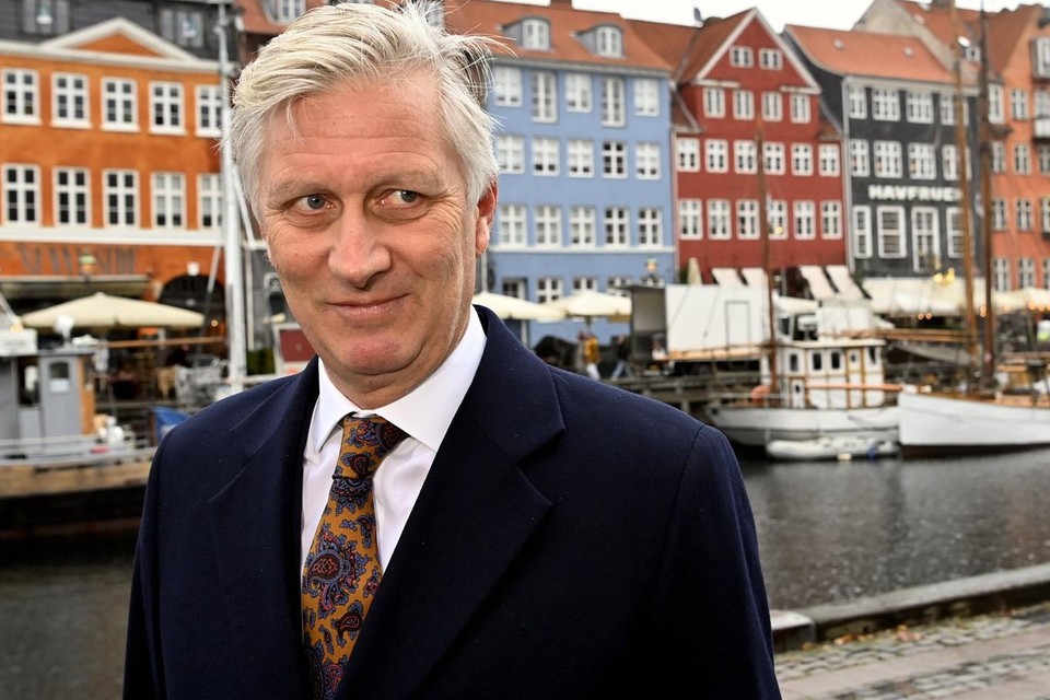 Koning Filip in Kopenhagen. 