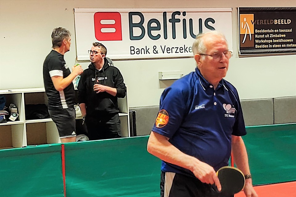 Paul De Schoesitter kwam deze week voor het laatst in actie in het Hamse Tafeltenniscentrum.